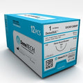 DemeSILK™ Silk Sutures 5/0 75cm 17mm Reverse Cutting Black Box/12