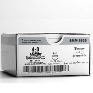 Maxon 3-0 C-14 24mm 75cm Clear Suture