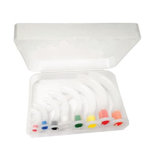 disposable guedel airway kit with case / 8 airways included
