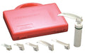 disposable laryngoscope set / includes handle, 6 blades & case