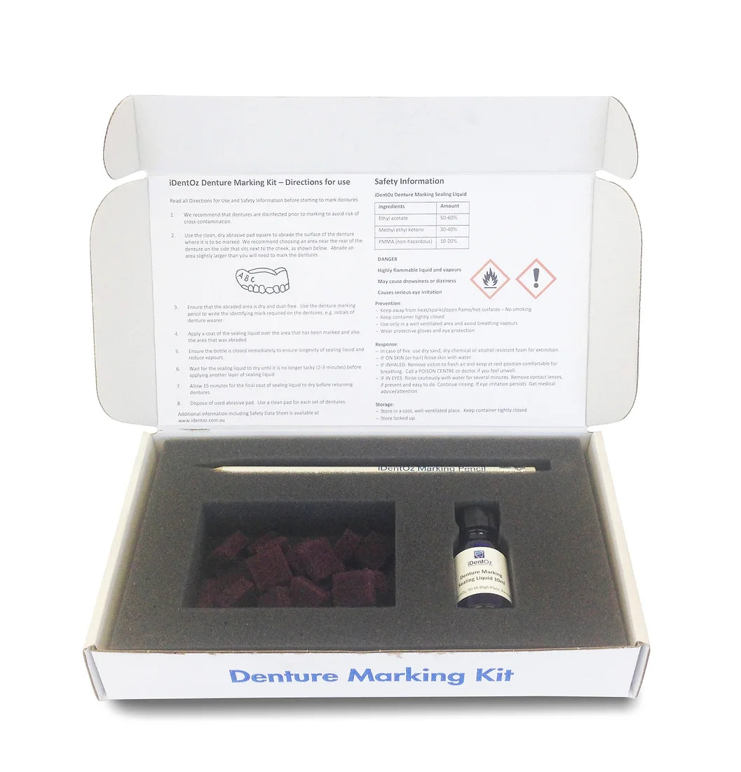 identoz denture marking kit