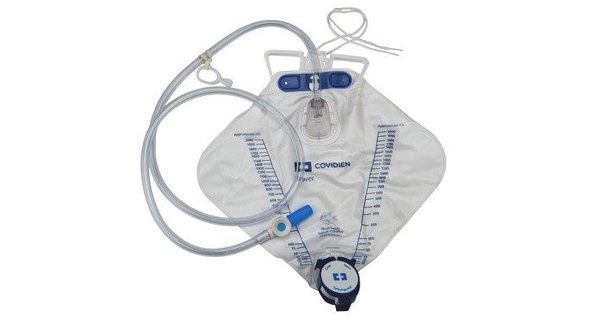 dover ndl/less drainage bag 2000ml - box/20