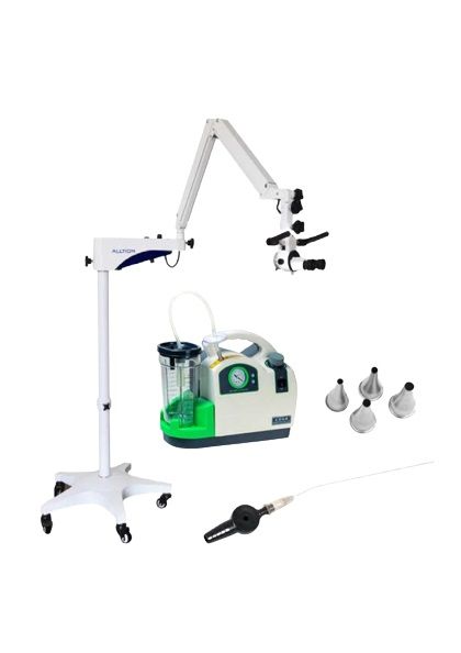 ear toilet package includes alltion ysx101 microscope & tongye mc600a suction unit & 14g suction cannulas & gruber ear speculum & ear wax remover.