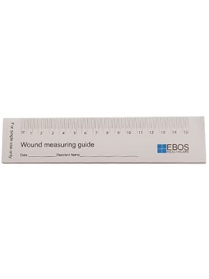Wound Measuring Ruler Guide Pads - Pk/5