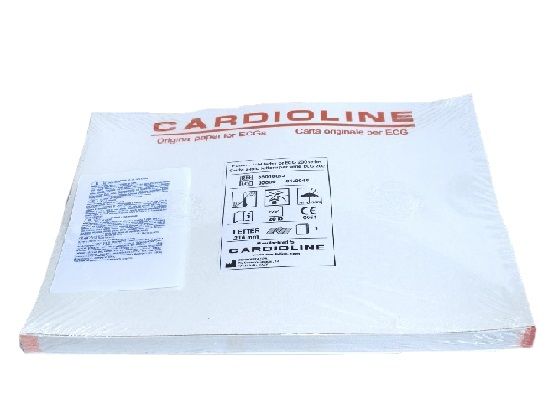 ecg paper z fold paper / 200s / 280mm x 216mm / 100sh / each
