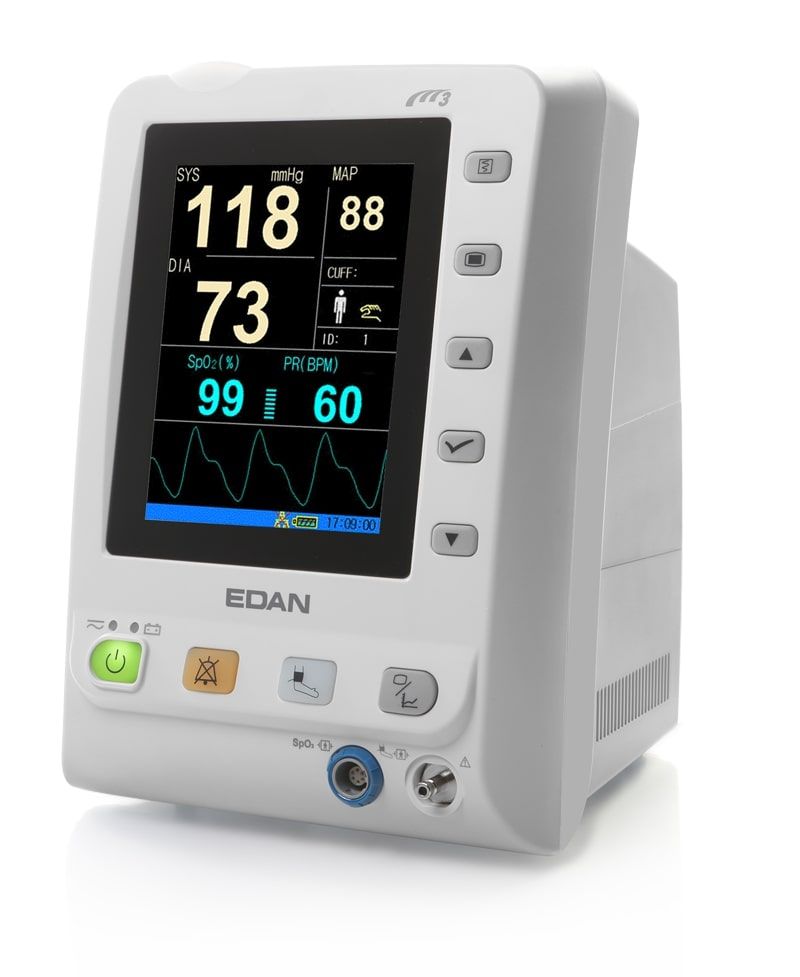 edan m3 vital signs monitor / nibp, spo2 & temp