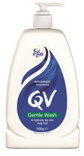 QV Gentle Wash 500g Alternative Pump Soap Free Hydration