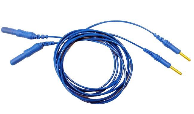 electrode cables / blue / 1 pair