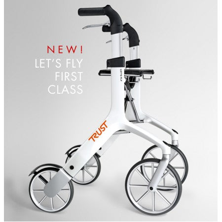 TrustCare® Let’sFly - White (With Bag & Backrest)