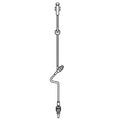 baxter extension set clearlink non-return valve leur lock / each