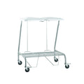 fisher & webster double with foot operated lid linen skip