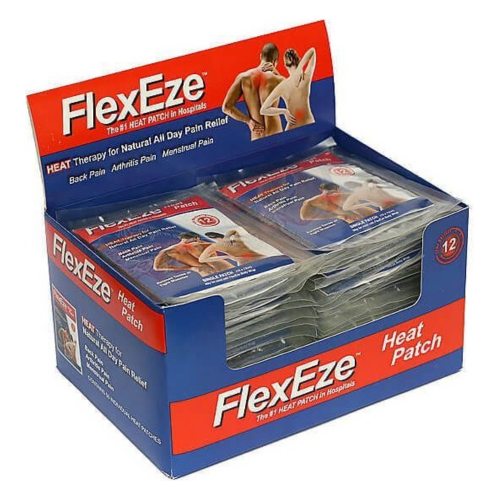 flexeze heat patches / 10cm x 13cm / pack of 50