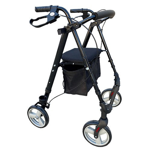 Rollator 6inch Flexi Height Adjustable - Charcoal