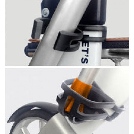TrustCare® Cane/Cructh Holder Accessory for - Let's Fly Rollator