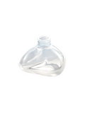Transparent Silicone Reusable Face mask, Small Adult Size 4 - Each
