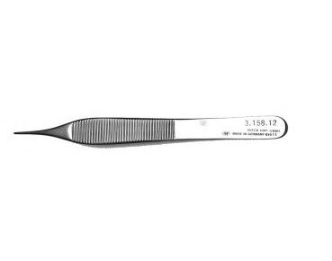 forceps tissue adson w tying platform/needleholder ledge - 1x2 - 12cm