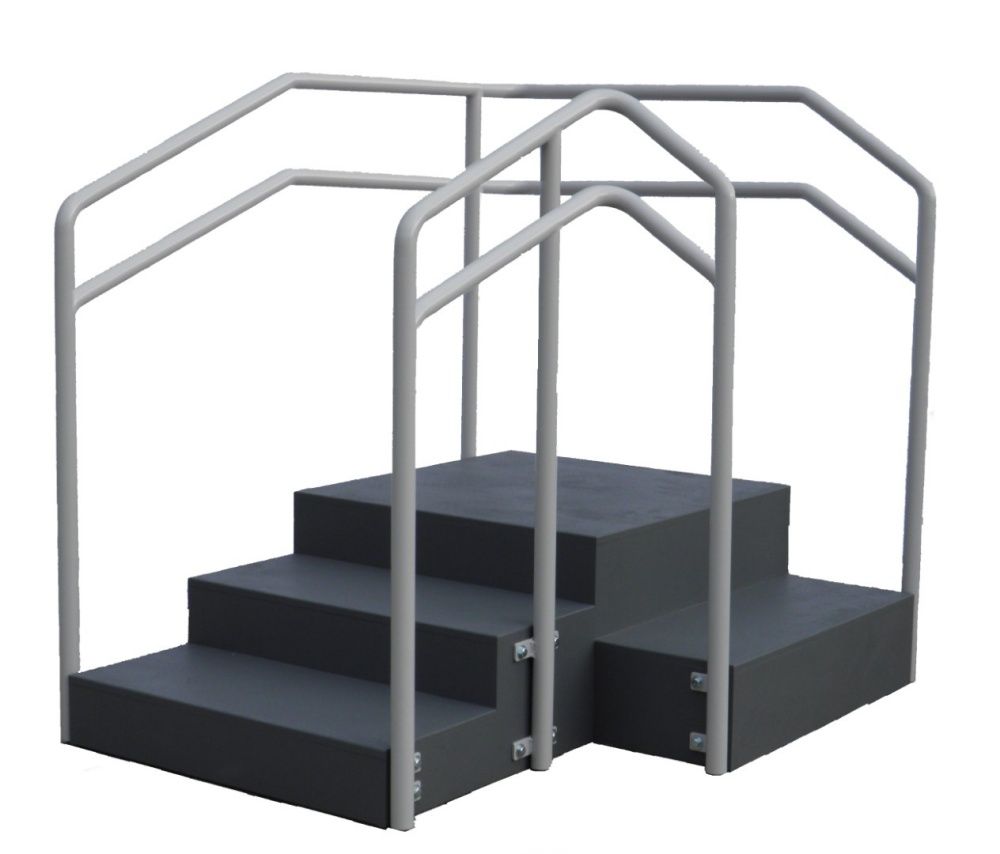 fortress corner stairs / angled 90°