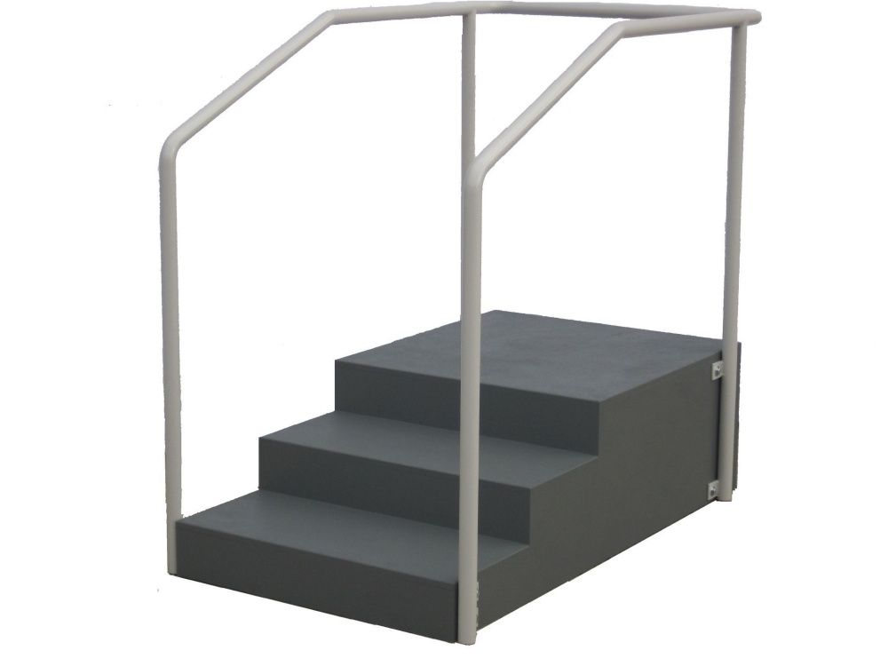 fortress training stairs / dead end / dual height hand rail