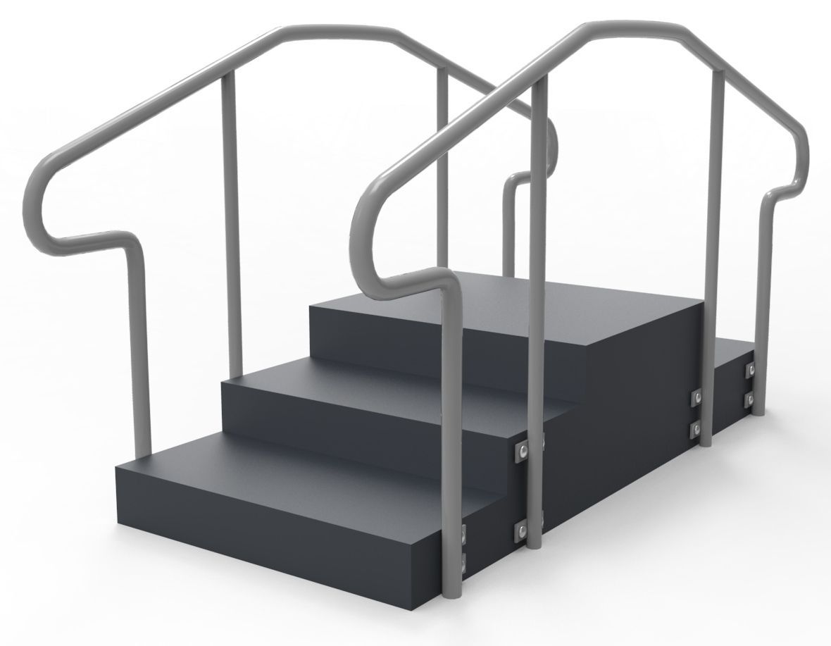 fortress training stairs / straight 180° / smartrail