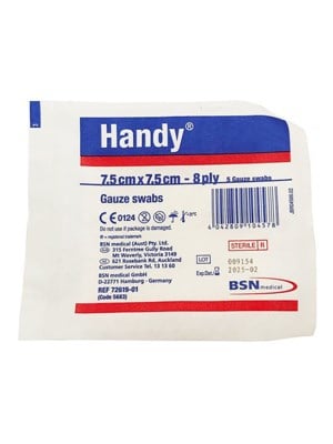 Handy Sterile Gauze Swabs - 5 Pack Ctn/240