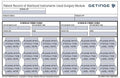 meditrax batch recall plus ii patient record sheets pad / pad of 50 / each