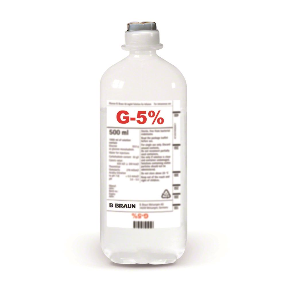 b braun glucose 5% ep / 500ml au