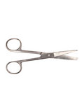 Medical Sharp Blunt Stainless Steel Scissors, First Aid, 12.5cm