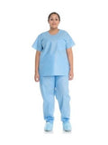 SCRUB PANTS BLUE MEDIUM - Ctn/48