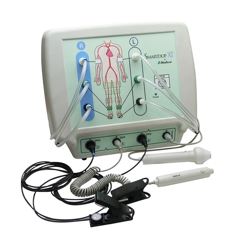 hadeco smartdop xt6 includes temperature probe and 8mhz vascular probe