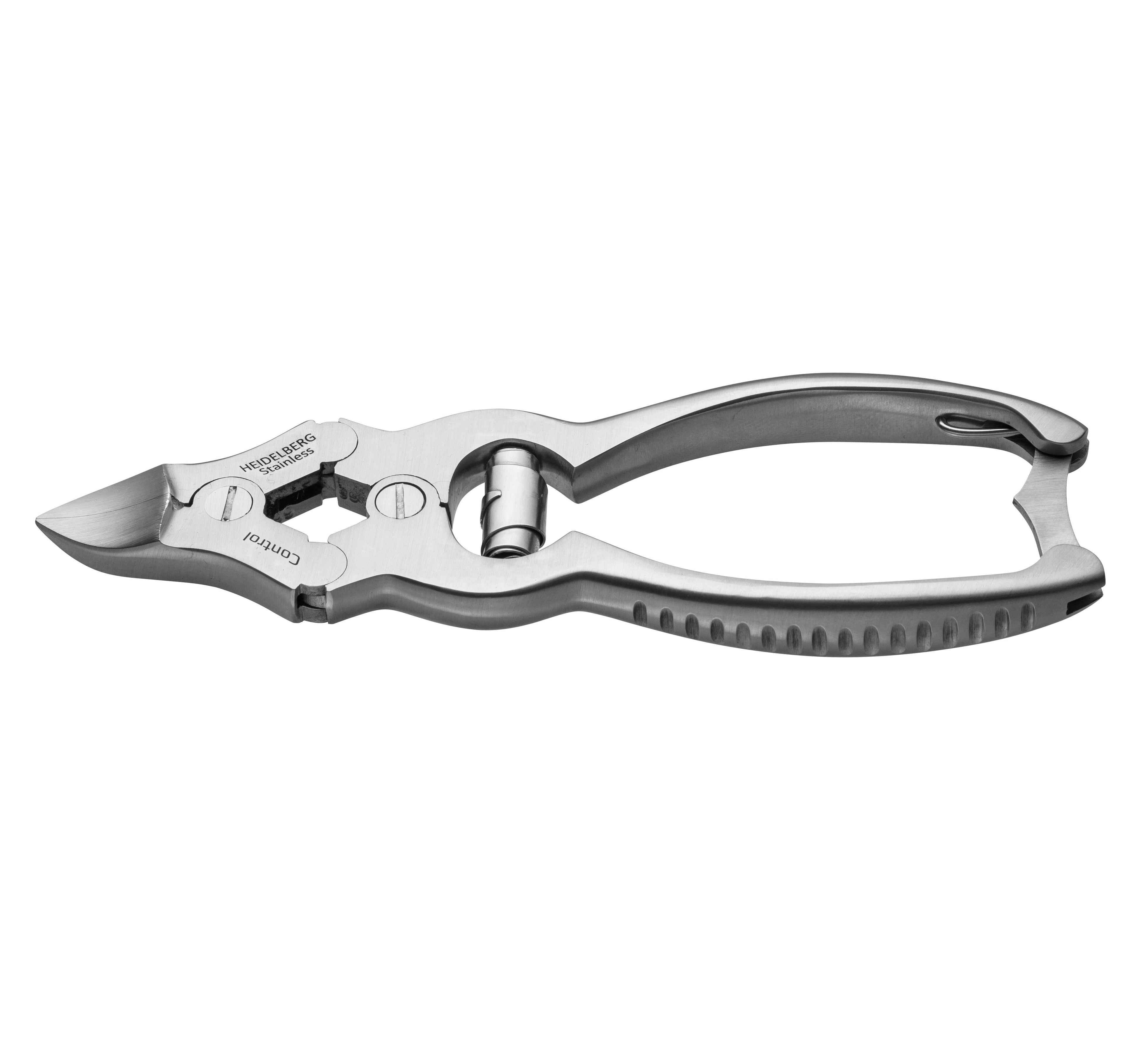 footmedics control narrow open clipper / 15cm concave cut with handle lock and barrel spring