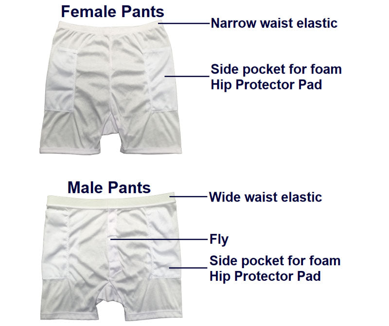 Hip Protectors – Individual Standard Pants and/or Pads
