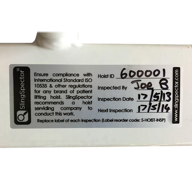 Hoist Inspection Label (20 Pack)