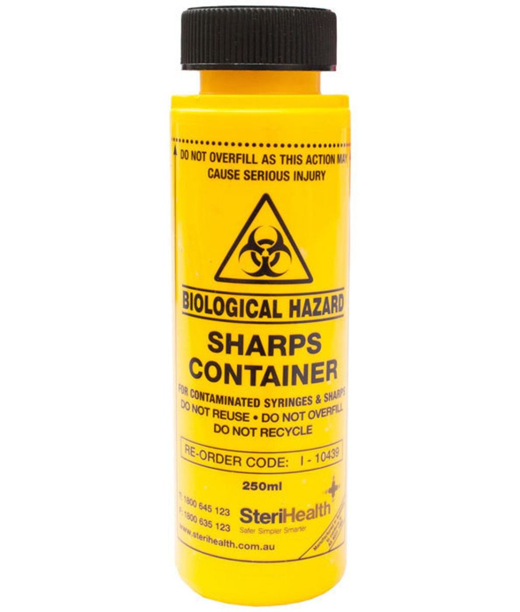 bio-can sharps container / 250ml / each