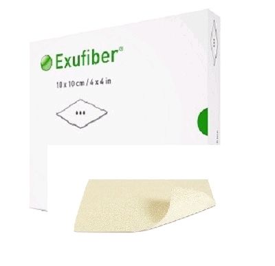 exufiber dressing / 10cm x 10cm / pack 10