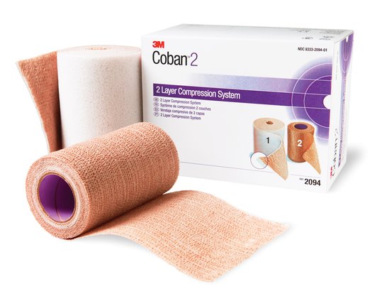 3M Coban 2 Layer Compression System 1 Kit 10cmX1.1m