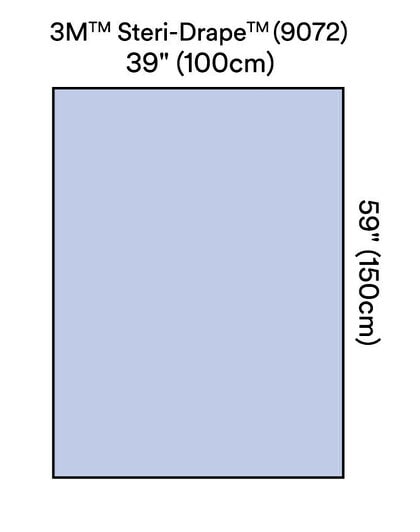 3M Steri-Drape Sheet/Back Table Cover
