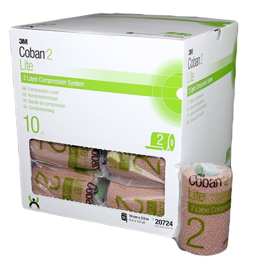 3M Coban 2 Layer Lite Compression Layer 10cm x 3.5m