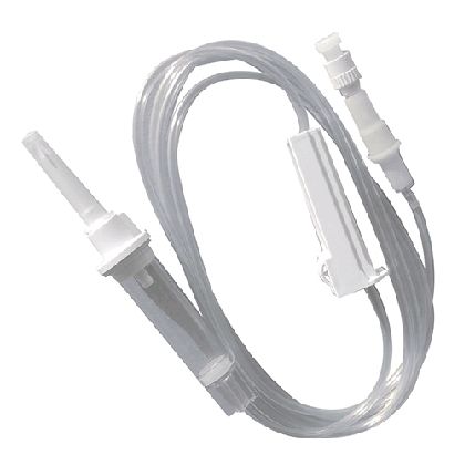 giving set infusion solution / needle free/  220cm / each