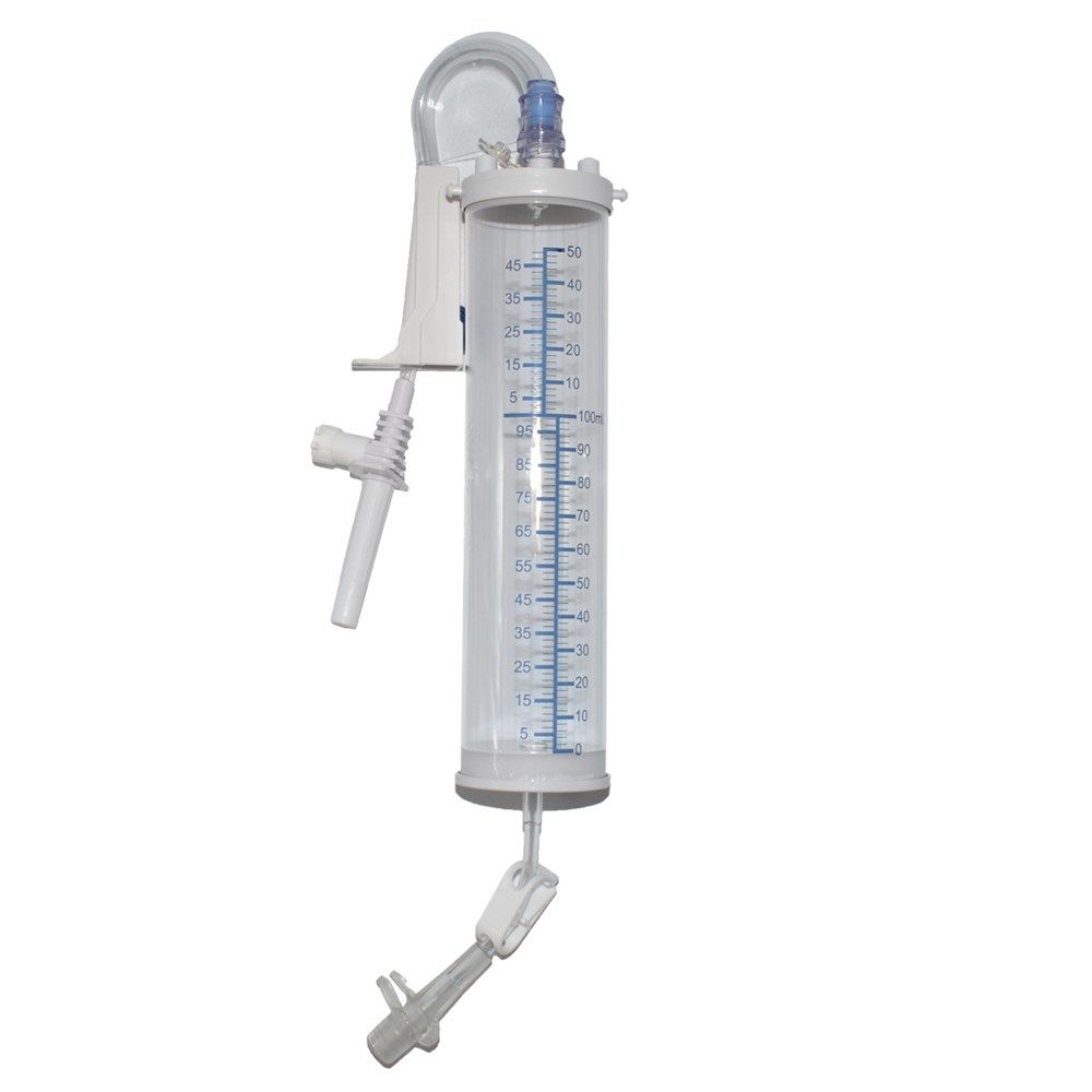 burette set / in-line port / 22cm tubing / 150ml / each