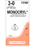 MONOCRYL® Suture Absorbable Violet 3-0 70cm - Box/36