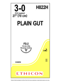 PLAIN GUT Sutures Yellowish Tan 70cm 3-0 FS-2 19mm - Box/36