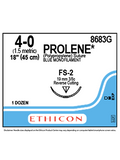 PROLENE* Polypropylene Sutures Blue 45cm 4-0 FS-2 19mm - Box/12