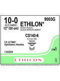 ETHILON* Nylon Black 30cm 10-0 CS140-6 6.5mm - Box/12