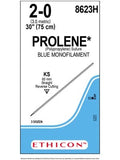 PROLENE* Polypropylene Sutures Blue 75cm 2-0 KS 60mm - Box/36