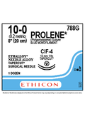 PROLENE* Poly Sutures Blue 20cm 10-0 CIF-4 13mm - Box/12
