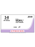 VICRYL* Sutures Violet 45cm 3-0 Non Needled - Box/12