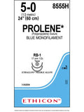 PROLENE* Polypropylene Sutures Blue 60cm 5-0 RB-1 17mm - Box/36