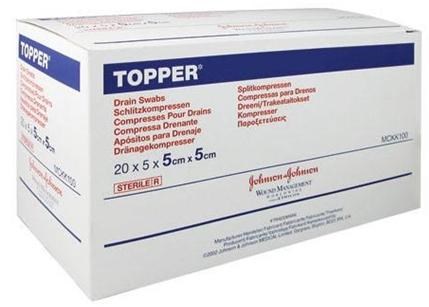 Topper Drain Sterile Swab 5cm x 5cm