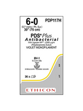 PDS® Plus Antibacterial Suture Violet 6-0 75cm BV-1 - Box/36