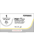 PDS® Plus Antibacterial Suture, Violet 1 244cm BP-1 65mm - Box/12